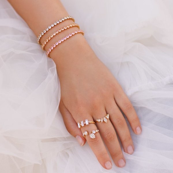 Caroline Svedbom - Armband Zara Guld Rosaline