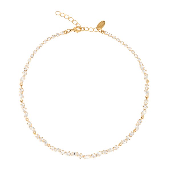 Caroline Svedbom - Halsband Alelia Guld Crystal