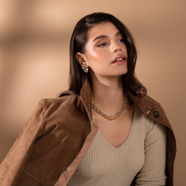 Caroline Svedbom - Halsband Betty Guld