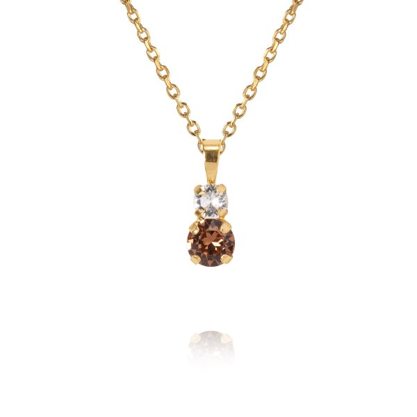 Caroline Svedbom - Halsband Leah Guld Topaz Combo