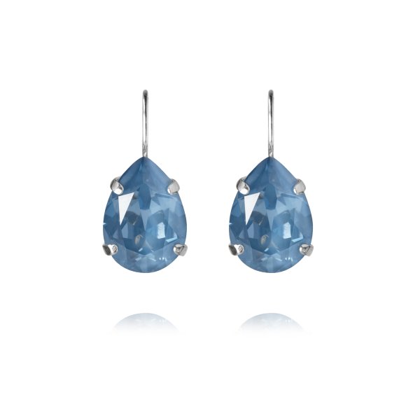 Caroline Svedbom - Örhängen Claps Mini Drop Rhodium Denim Ignite