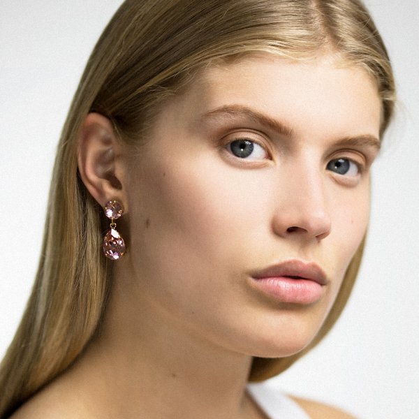 Caroline Svedbom - Örhängen Classic Drop Guld Chrysolite