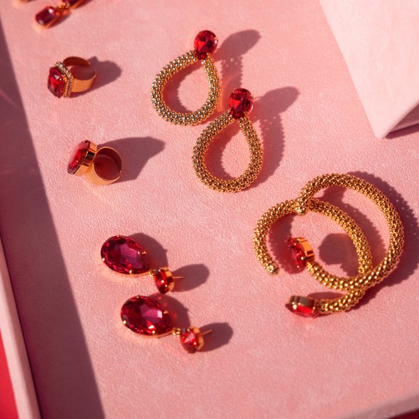 Caroline Svedbom - Örhängen Classic Rope Guld Mulberry