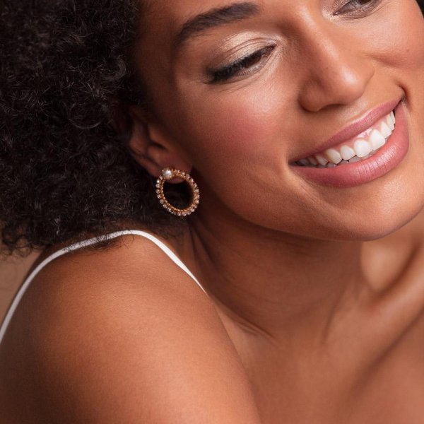 Caroline Svedbom - Örhängen One Love Rhodium