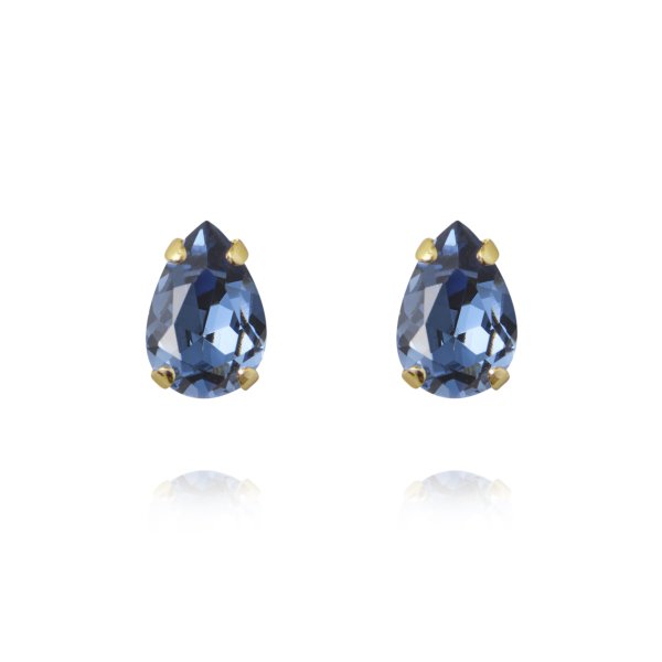 Caroline Svedbom - Örhängen Petite Drop Stud Guld Denim Blue