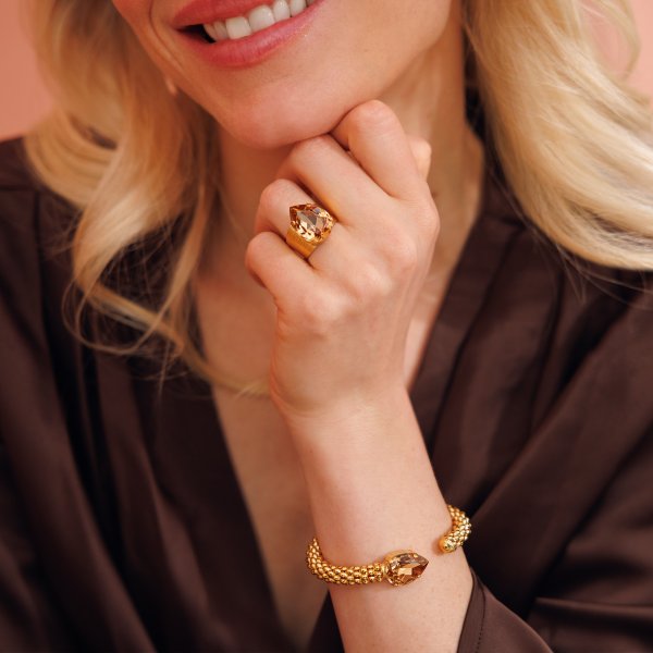 Caroline Svedbom - Ring Classic Drop Guld Light Colorado Topaz