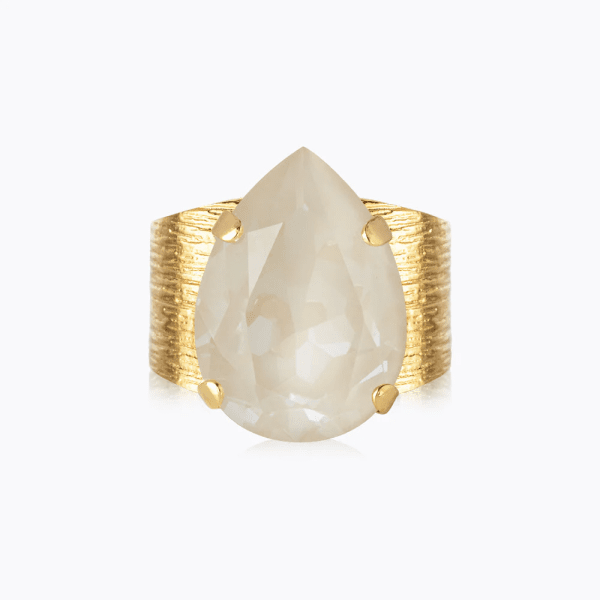 Caroline Svedbom - Ring Classic Drop Guld Linen Ignite