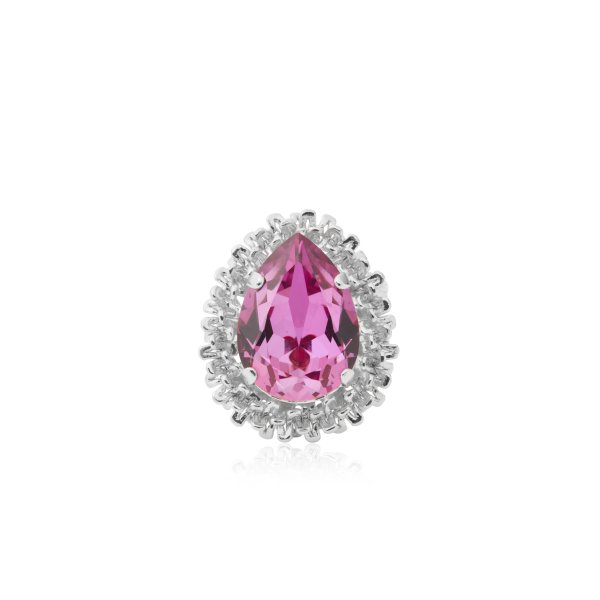 Caroline Svedbom - Ring Classic Gemma Rhodium Dark Rose