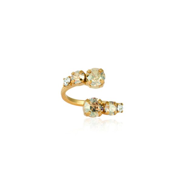 Caroline Svedbom - Ring Halo Guld Golden Shadow