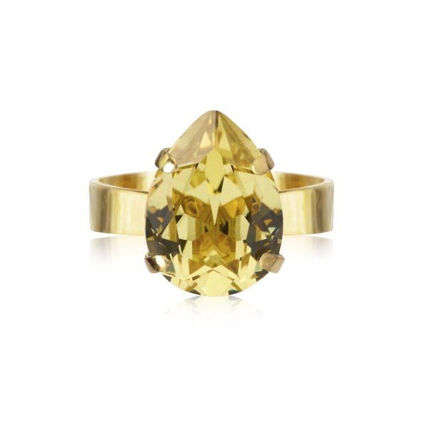 Caroline Svedbom - Ring Mini Drop Guld Dark Jonquil