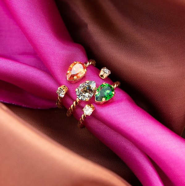 Caroline Svedbom - Ring Nani Guld Astral Pink
