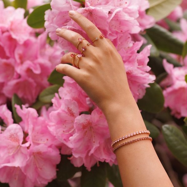 Caroline Svedbom - Ring Nani Guld Light Rose