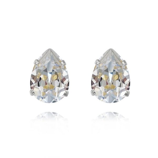 Caroline Svedbom - Örhängen CLIPS Mini Drop Stud Rhodium Crystal