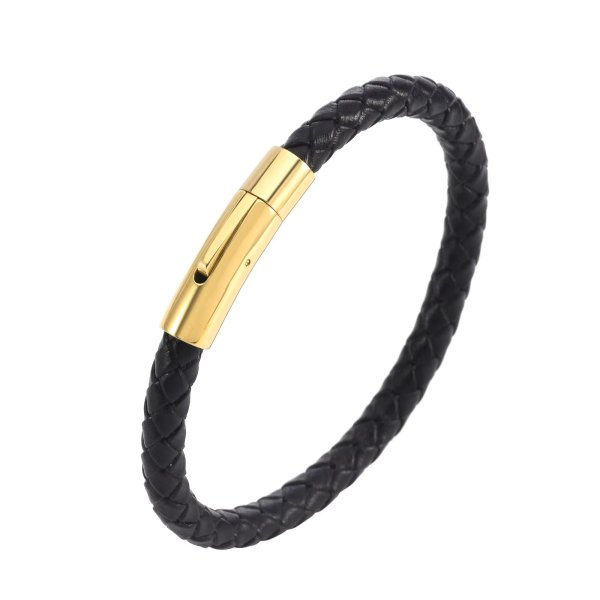 Eron - Armband Casual Guld Svart