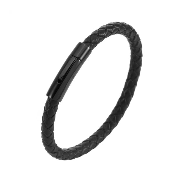 Eron - Armband Casual Svart Matt