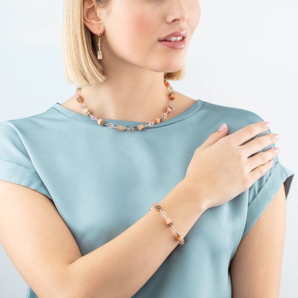 Coeur De Lion - Armband Geocube Iconic Apricot Crush