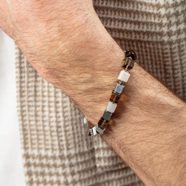 Coeur De Lion - Armband Unisex Graphic Cubes Smoky