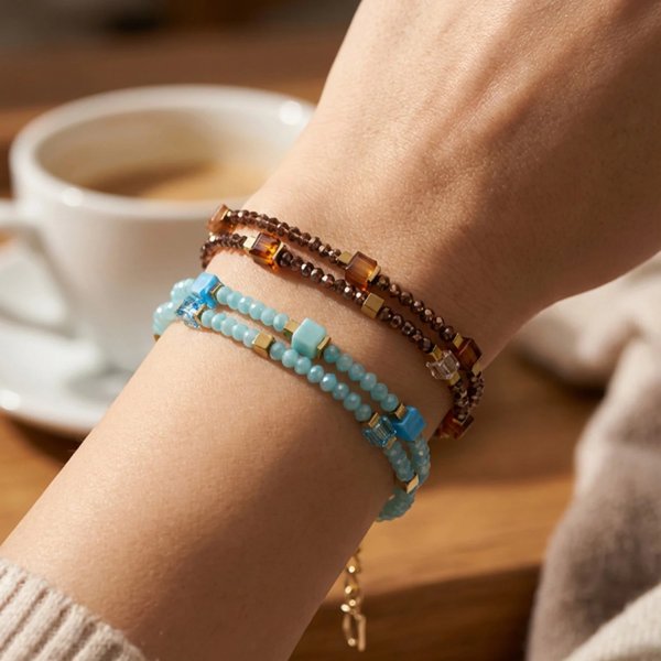 Coeur De Lion - Armband Joyful Flex Brun