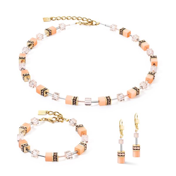 Coeur De Lion - Halsband Iconic Mono Apricot Crush