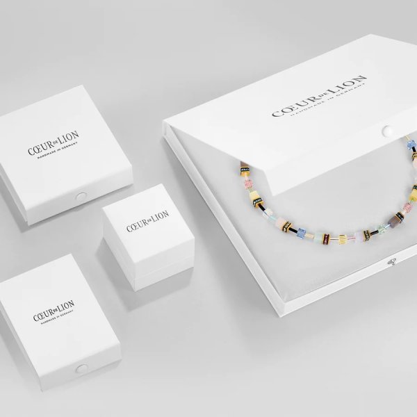 Coeur De Lion - Halsband Geocube Precious Brun