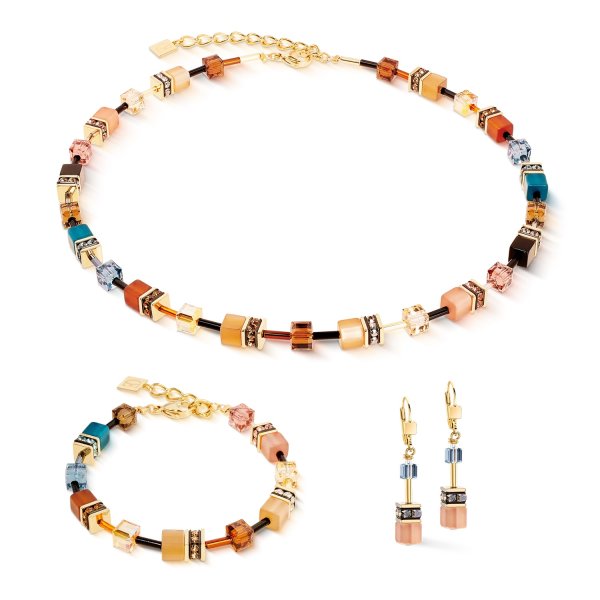 Coeur De Lion - Örhängen Geocube Earth Mirage