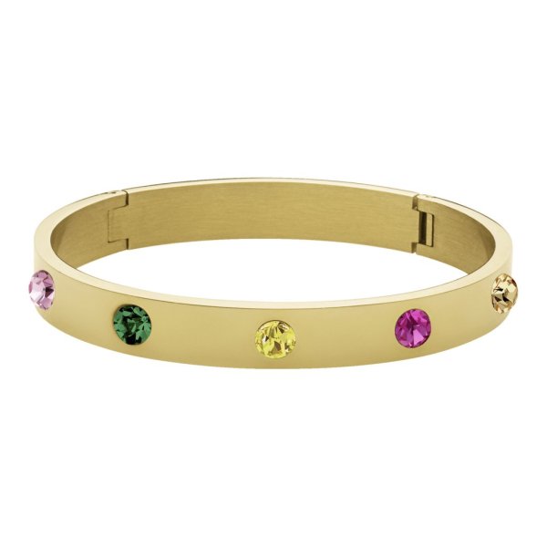 Dyrberg/Kern - Armband Bella Guld Rainbow