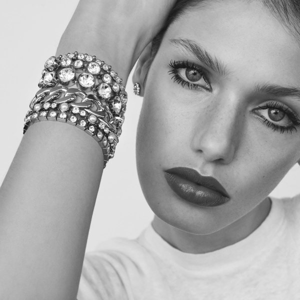 Dyrberg/Kern - Armband Sacha Stål Vit