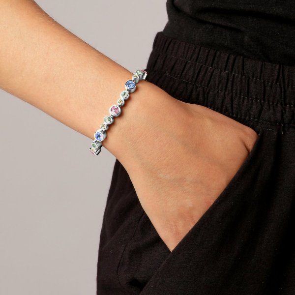 Dyrberg/Kern - Armband Teresia Silver Pastel Multi