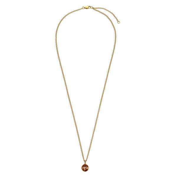 Dyrberg/Kern - Halsband Ette Guld Brun