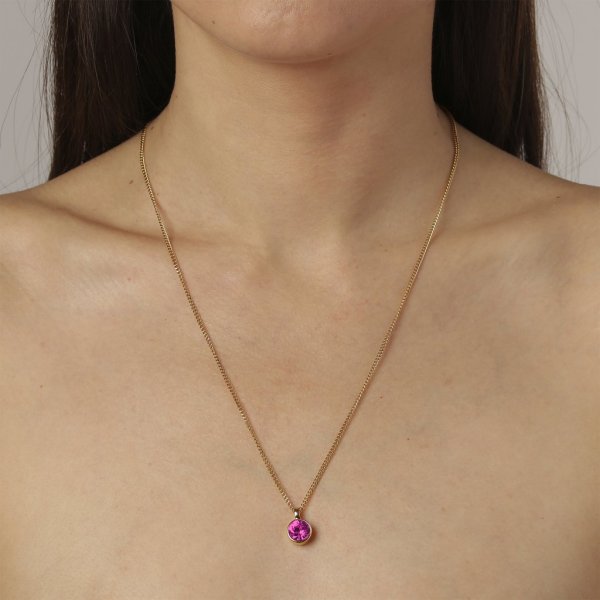 Dyrberg/Kern - Halsband Ette Guld Cerise