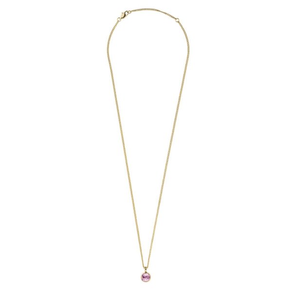Dyrberg/Kern - Halsband Ette Guld Ljusrosa
