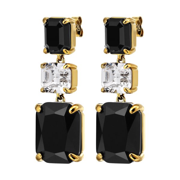 Dyrberg/Kern - Örhängen Esmara Guld Svart