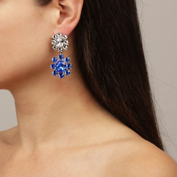 Dyrberg/Kern - Örhängen Lina Silver Sapphire