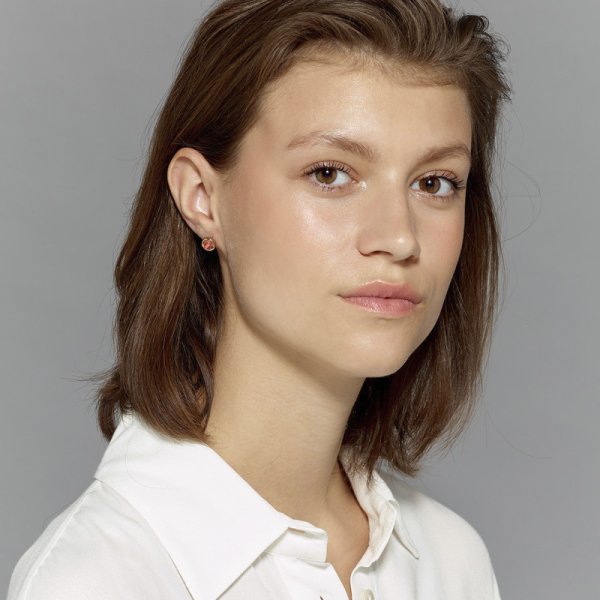 Dyrberg/Kern - Örhängen Noble Guld Korall