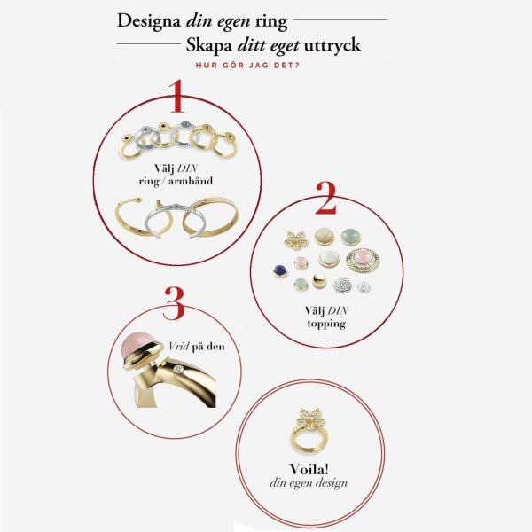 Dyrberg/Kern - Ring Compliments 4 Guld
