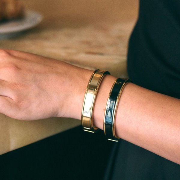Edblad - Armband Frame Enamel Svart
