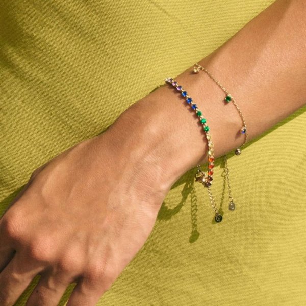 Edblad - Armband Rainbow Guld