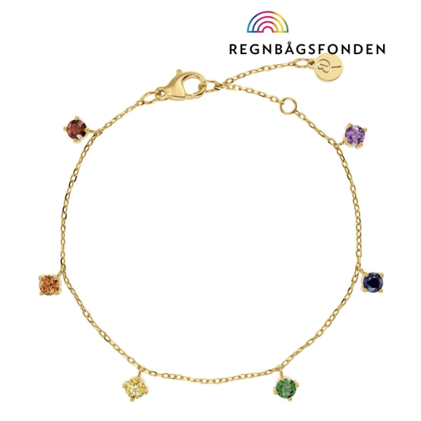 Edblad - Armband Rainbow Guld