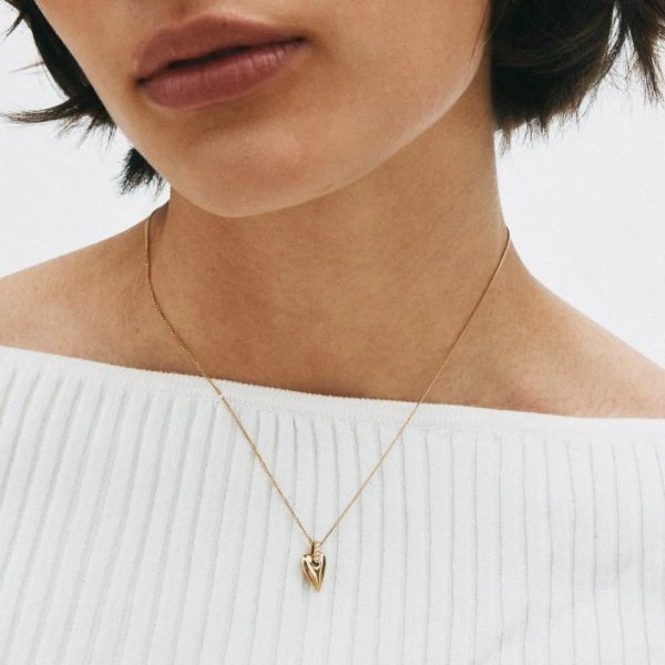 Edblad - Halsband Amore Sparkle S Guld