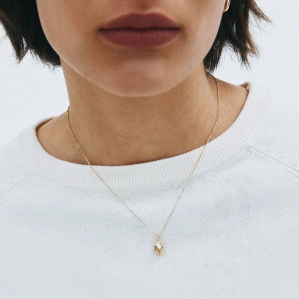 Edblad - Halsband Crystalite S Guld