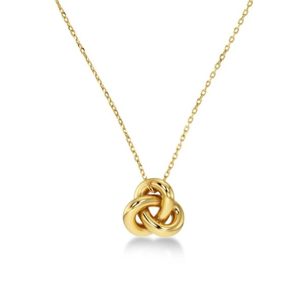 Edblad - Halsband Infinity Knot S Guld