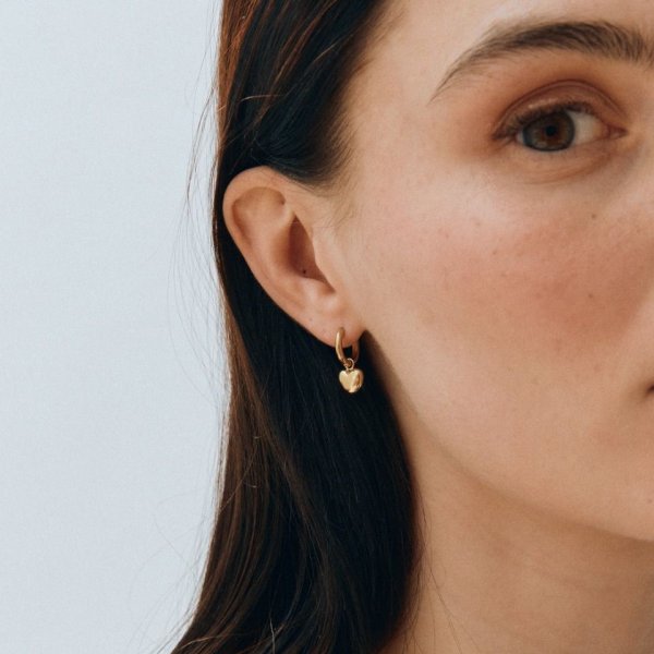 Edblad - Örhängen Barley Hoops Guld