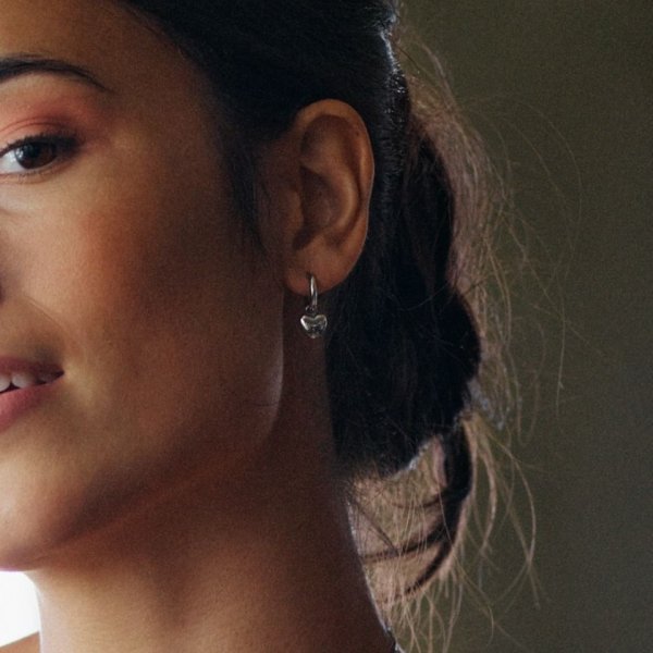 Edblad - Örhängen Barley Hoops Stål