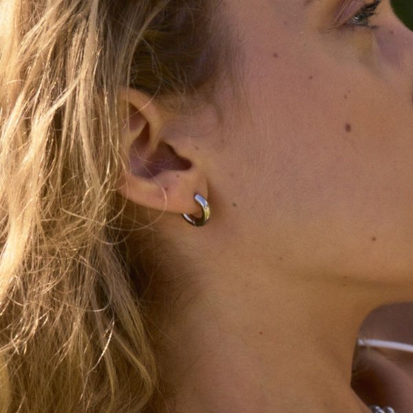 Edblad - Örhängen Chunky Hoops Stål