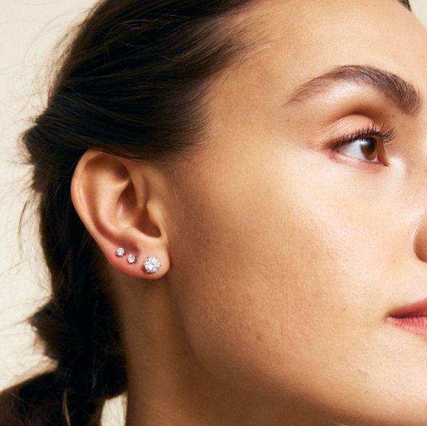 Edblad - Örhängen Crown Large Stål