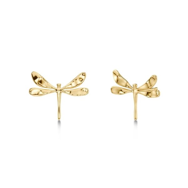 Edblad - Örhängen Dragonfly Studs Guld