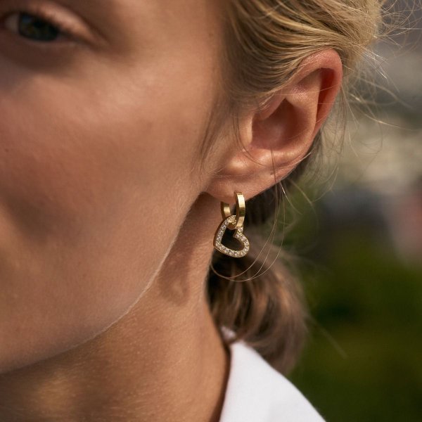 Edblad - Örhängen Eternal Heart Guld