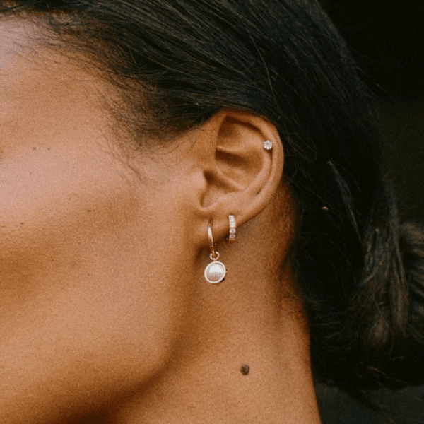 Edblad - Örhängen Gabrielle Hoops S Guld