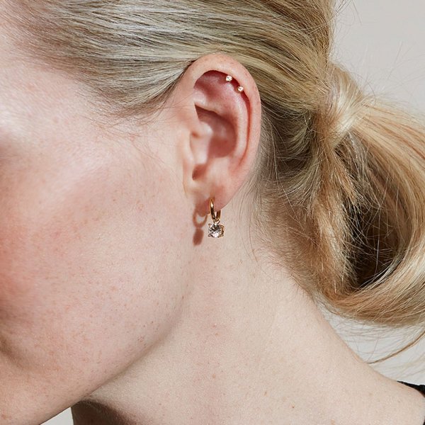 Edblad - Örhängen Leonore Hoops guld