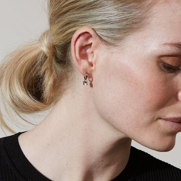 Edblad - Örhängen Leonore Hoops Stål